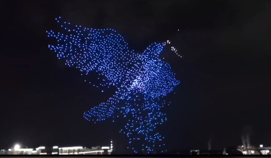 "Энхтайван тэнгэр" нэртэй дроны томоохон шоу Санкт-Петербург хотын тэнгэрт болов