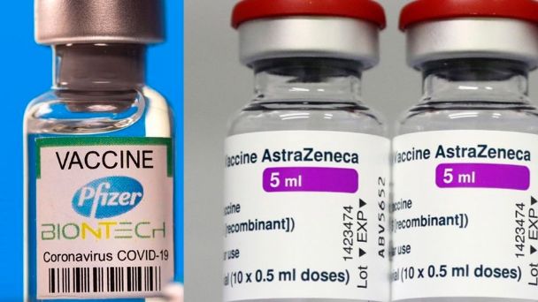 “AstraZeneca”, “Pfizer” вакциныг хавсрах нь хоёр тун “AstraZeneca” хийснээс илүү үр дүнтэй болох нь тогтоогджээ