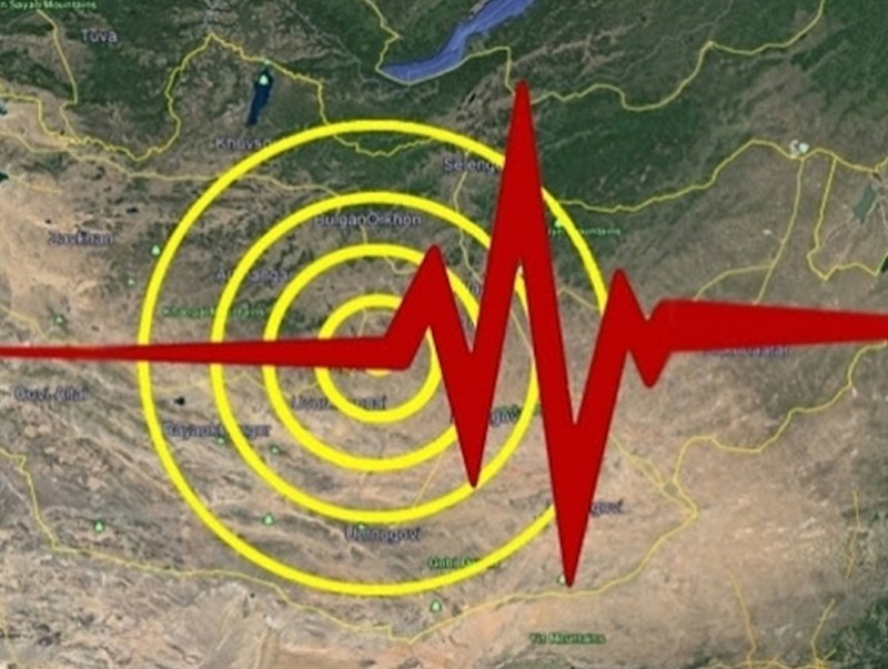 Хөвсгөл аймагт 5.4 магнитудын хүчтэй газар хөдлөлт болжээ.