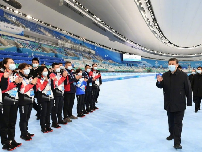 Ши Жиньпин өвлийн олимпын бэлтгэл ажилтай танилцжээ