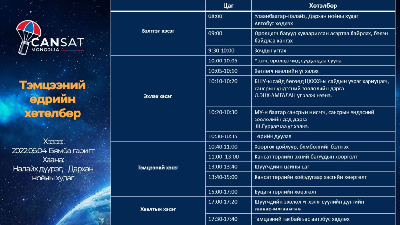 “КАНСАТ-2022” үндэсний V тэмцээн ирэх бямба гарагт зохион байгуулна.