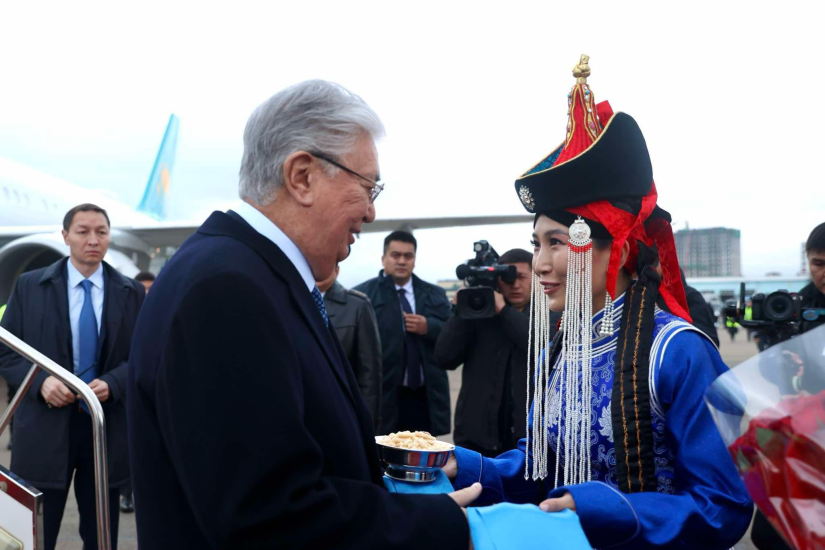 Бүгд Найрамдах Казахстан Улсын Ерөнхийлөгч К.Токаев төрийн айлчлал хийхээр хүрэлцэн ирлээ