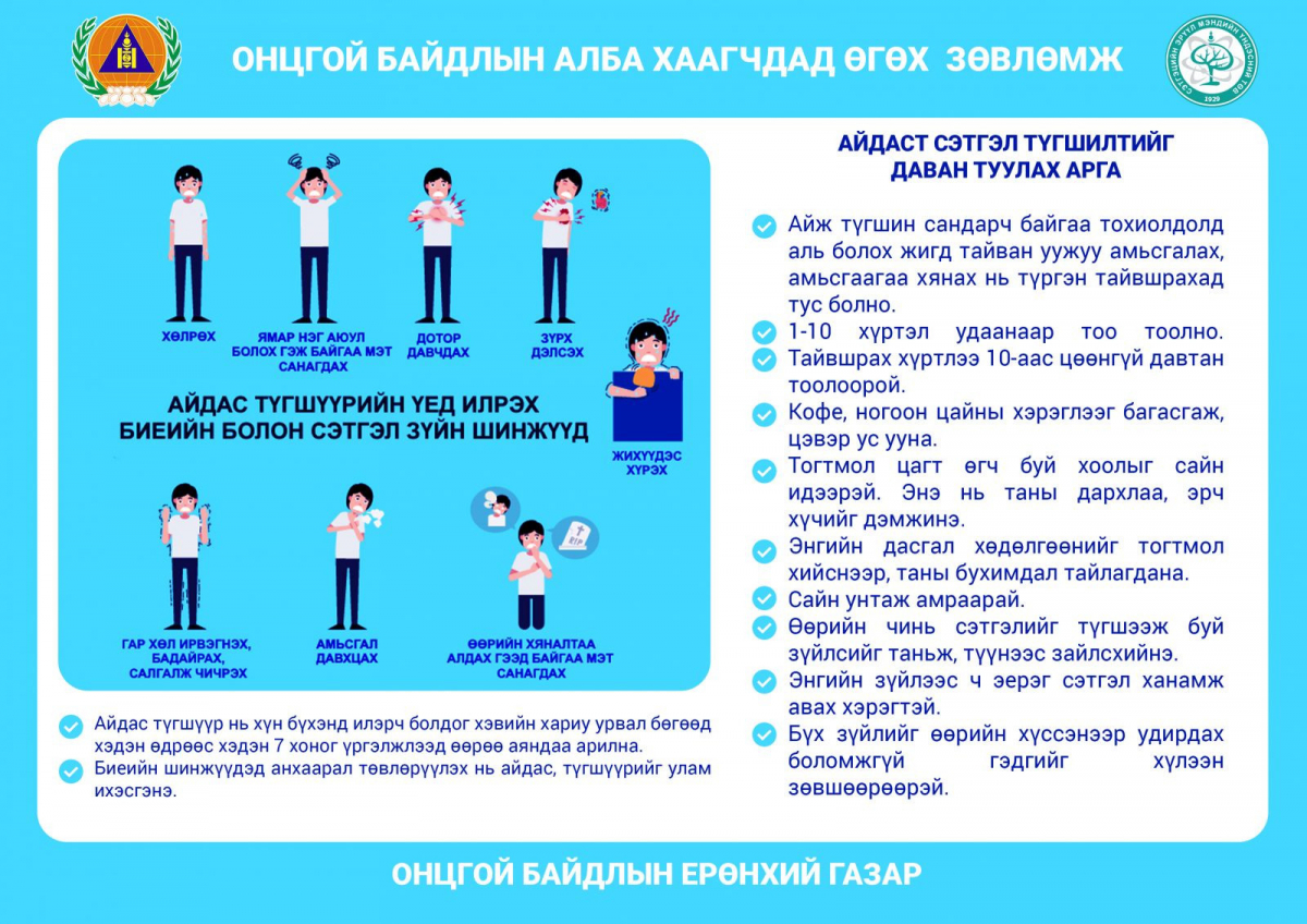 УОК-ын Шуурхай штабаас коронавируст халдвар (covid-19)-тай холбоотой гаргасан зөвлөмж