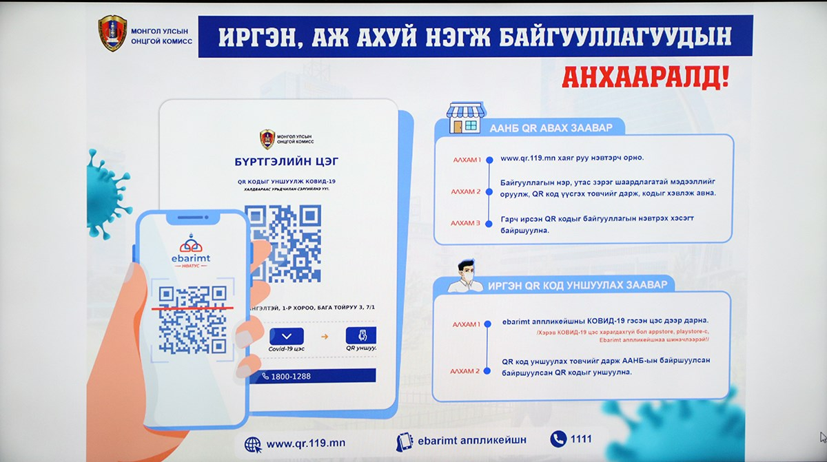 Албан байгууллагууд QR кодыг зайлшгүй байршуулах шаардлагатай