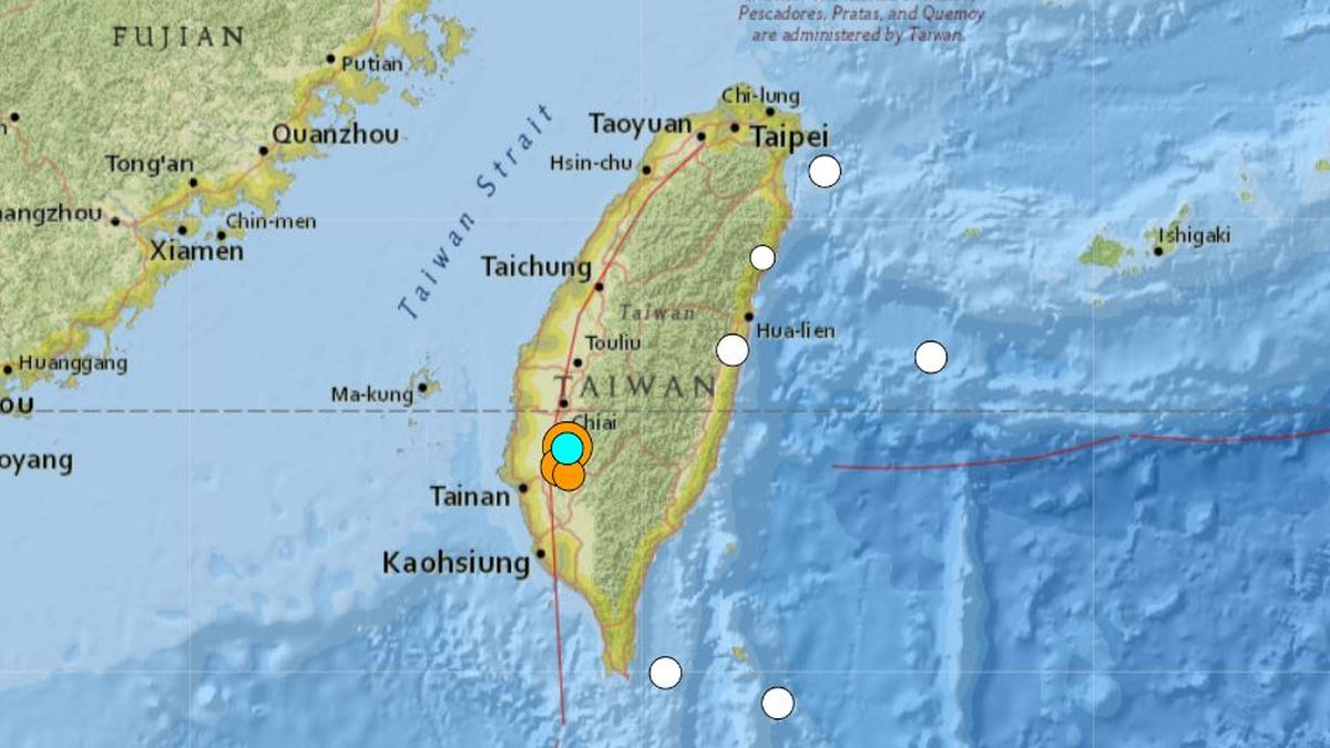 Тайваньд 6.4 магнитудын газар хөдөлжээ