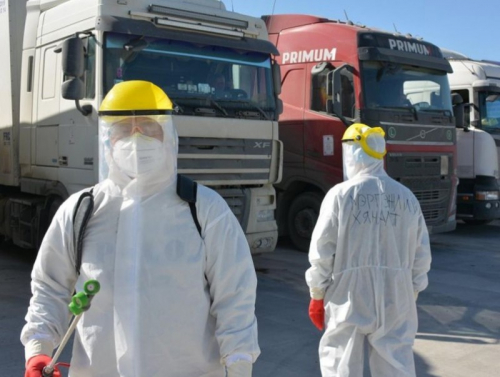 Коронавируст халдвар "COVID-19"-өөс сэргийлэхийг ачаа тээврийн жолооч нарт анхааруулж байна. 