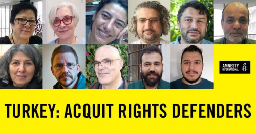 Өнөөдөр Турк улсад 11 хүний эрх хамгаалагчийн шүүх хурал болно