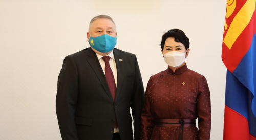 Гадаад харилцааны сайд Б.Батцэцэг Казахстаны элчин сайдыг хүлээн авч уулзав