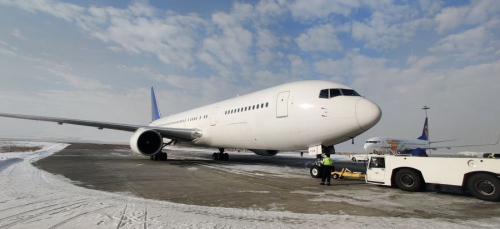 "МИАТ" ТӨХК-ийн В767-300ER онгоцны түрээсийн хугацаа дуусаж нутаг буцав