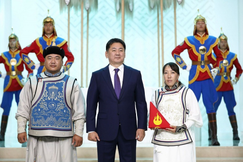 Монгол Улсын Ерөнхийлөгч У.Хүрэлсүх “Парис-2024” олимп, паралимпын тамирчдаа үдлээ