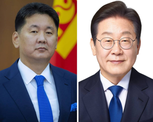 Монгол Улсын Ерөнхийлөгч У.Хүрэлсүх БНСУ-ын Ерөнхийлөгч И Жэ Мёнтой утсаар ярилаа