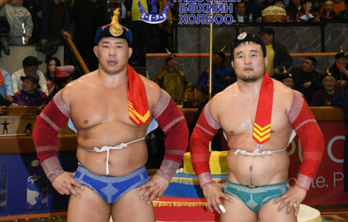 Улсын заан Ц.Мягмарсүрэнгийн нэрэмжит барилдаанд О.Хангай аварга түрүүллээ